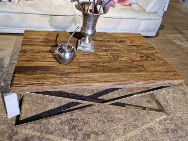 TABLE BASSE EN BOIS RECYCLÉ