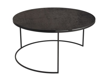 TABLE BASSE RONDE CÉRAMIQUE