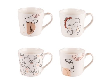 COFFRET 4 MUGS DAKOTA