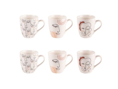 COFFRET 6 TASSES DAKOTA