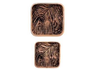 SET DE 2 PLATEAUX CARRÉS...