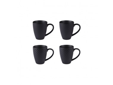 COFFRET 4 MUGS SNOW BLACK...