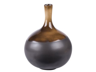 VASE D31CM SUMATRA MARRON