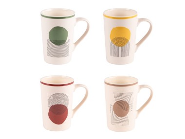 COFFRET 4 MUGS SUNSET