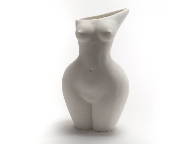 VASE CORPS FEMME H23 BLANC