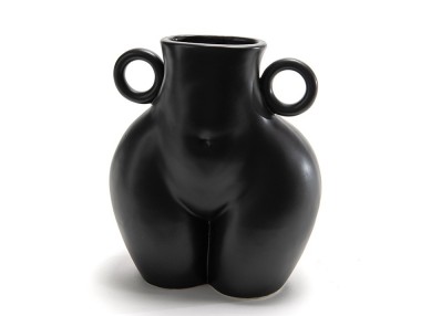 VASE CORPS FEMMES H23 NOIR
