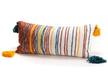 COUSSIN RAYURES MULTICO 30X50