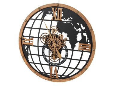 HORLOGE MONDE 80CM