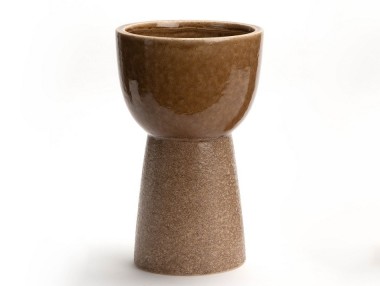 VASE ELEGANCE MARRON PM