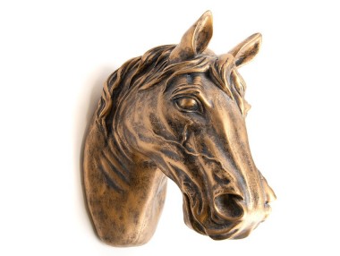 CHEVAL MURAL DORE ANTIQUE
