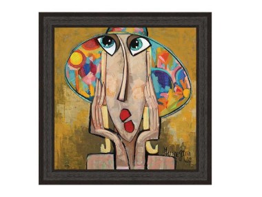 LA FILLE AU CHAPEAU FLEURI...