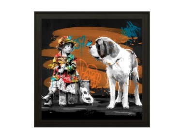 LA PETITE FILLE, LE CHIEN &...