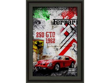 250 GTO ROSSO 60X90