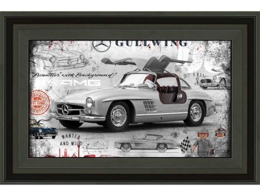 300SL BLACK AND WHITE 45X30