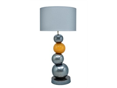 LAMPE ARGENT/JAUNE