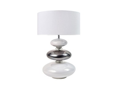 LAMPE BLANC/ARGENT