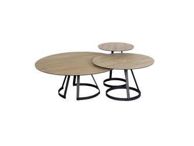 SET DE 3 TABLES BASSES BONY