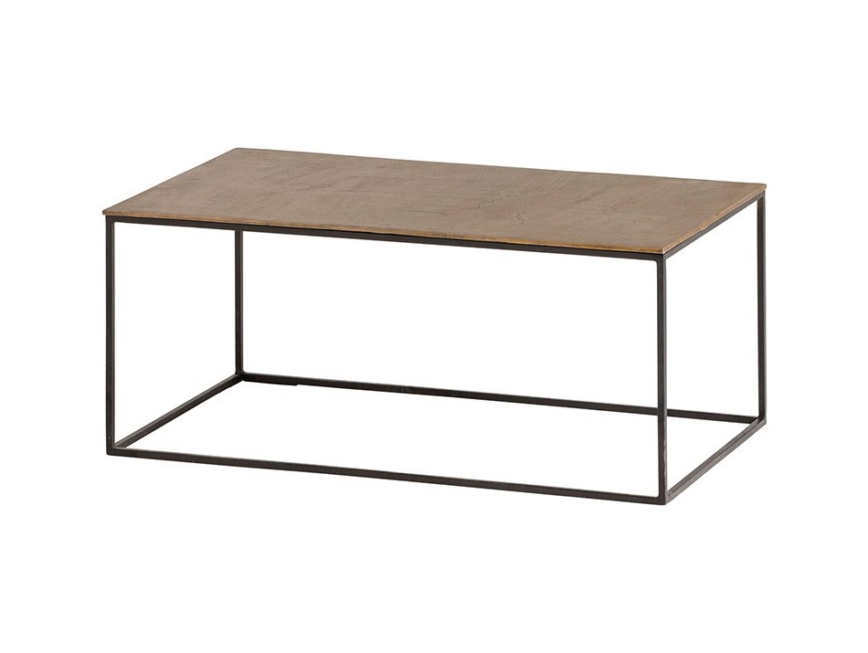 Table basse design noire plateau céramique Sokha Beach - 9607