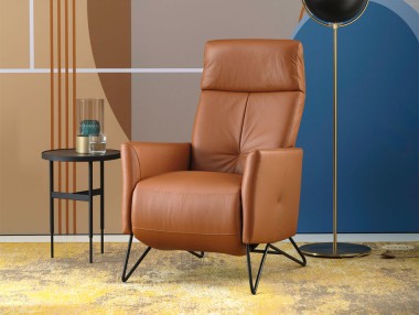 FAUTEUIL KING CUIR DOSSIER...
