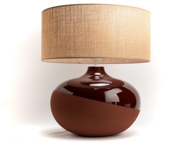 LAMPE TABLE POMMY AJ JUTE NAT