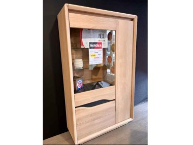 Vitrine Chêne & Céramique