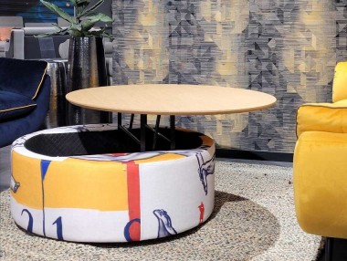 Table basse plateau relevable