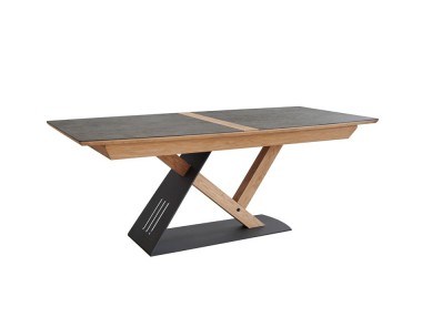 TABLE TONNEAU PIEDS EN Y