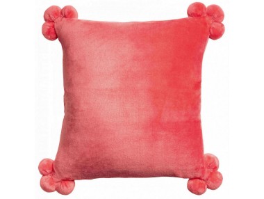 Coussin Tender pompons 45 X 45
