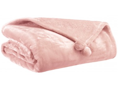 Plaid Tender pompons 130 X 170