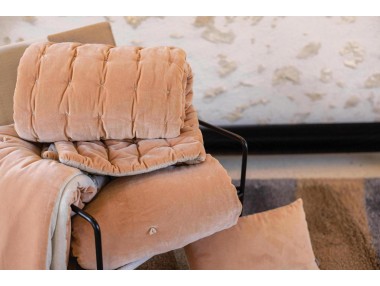 Jeté uni Elise finition...