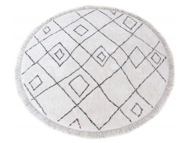 Tapis Ervin Ivoire/taupe