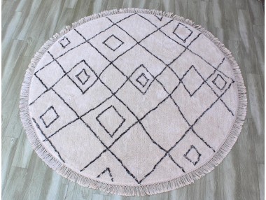 Tapis Ervin Ivoire/taupe