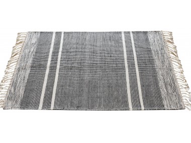 Tapis Kolena Noir/Blanc