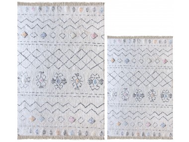 Tapis Seabert Ivoire/Multi