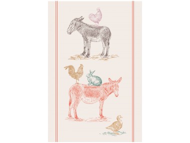 Torchon Ferme Ecru 48 x 72