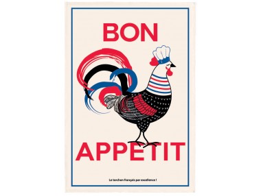 Torchon Bon appétit Ecru 48...