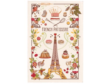 Torchon La pâtissiere Ecru...
