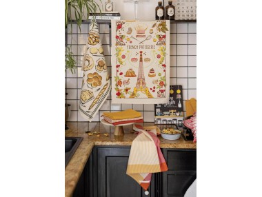 Torchon La pâtissiere Ecru...