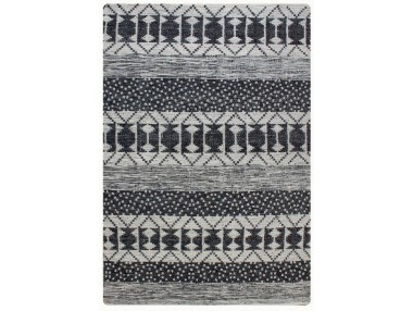 Tapis Zambezi Ivoire/charbon