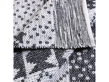 Tapis Zambezi Ivoire/charbon