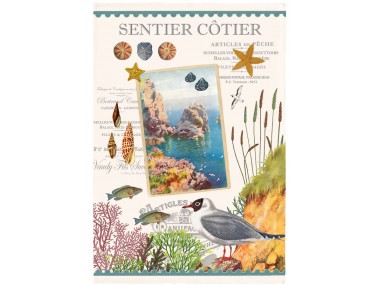 Torchon Sentier côtier Ecru...