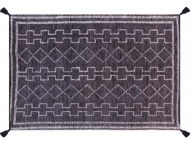 Tapis Gimie Charbon/ivoire