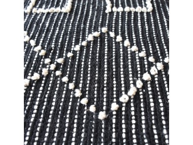 Tapis Gimie Charbon/ivoire