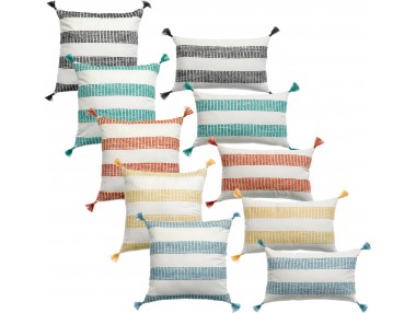 Coussin à rayures Diana