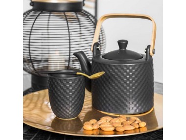 THÉIÈRE SNOW BLACK MAT 0.8L