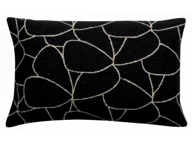 Coussin Dany Blanc/noir