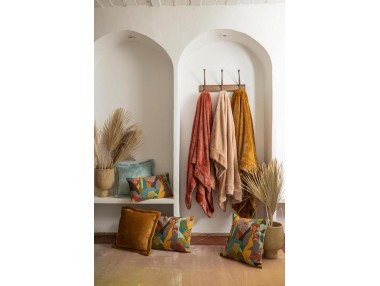 Coussin brodé Izel Minéral