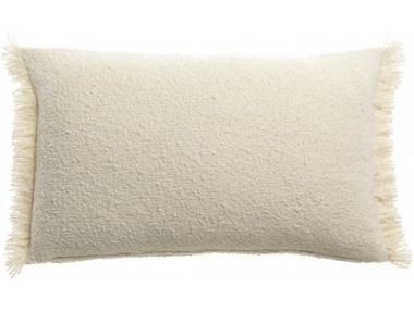 Coussin uni Jane Neige