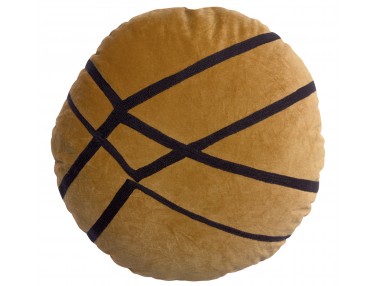 Coussin Fara brodé rond