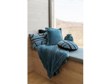 Coussin Fara brodé rond